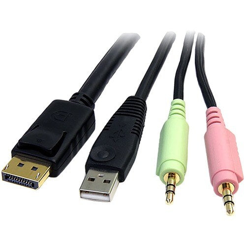 4-in-1 USB DisplayPort KVM Switch Cable