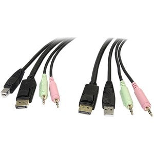 4-in-1 USB DisplayPort KVM Switch Cable