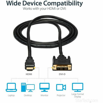 6 FT HDMI TO DVI-D CABLE - M/M