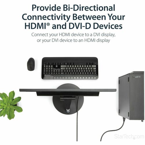 6 FT HDMI TO DVI-D CABLE - M/M