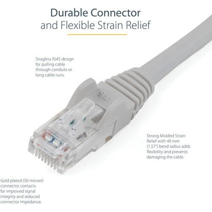 10M GRAY SNAGLESS UTP CAT6 PATCH CABLE