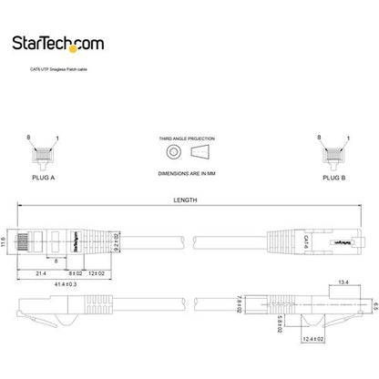 10M GRAY SNAGLESS UTP CAT6 PATCH CABLE