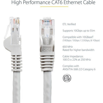 1M GRAY SNAGLESS UTP CAT6 PATCH CABLE