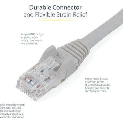 3M GRAY SNAGLESS UTP CAT6 PATCH CABLE