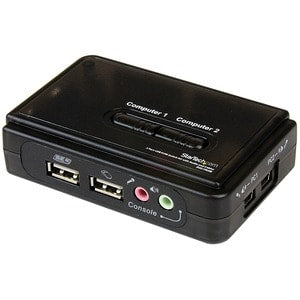 2 PORT USB KVM SWITCH W/ AUDIO