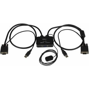 2 PORT USB VGA CABLE KVM SWITCH