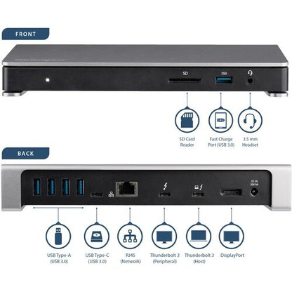 DOCK THUNDERBOLT 3 - SD - DUAL-4K 85W PD