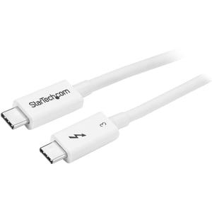 0.5M THUNDERBOLT 3 CABLE 40GBPS - WHITE