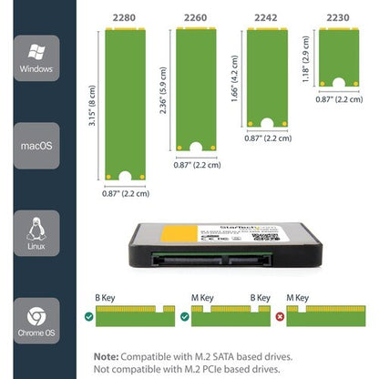 M.2 NGFF SSD TO 2.5IN SATA III ADAPTER