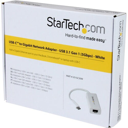 USB-C TO GIGABIT NETWORK ADAPTER