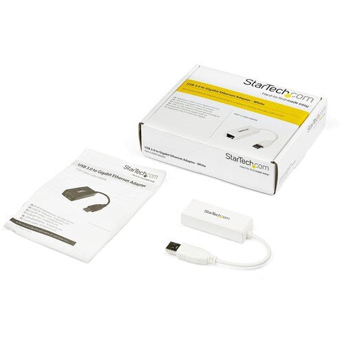 USB 3.0 TO ETHERNET ADAPTER - WHITE