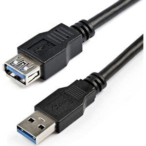 2M BLACK USB 3.0 EXTENSION CABLE M/F