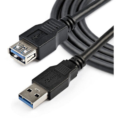 2M BLACK USB 3.0 EXTENSION CABLE M/F