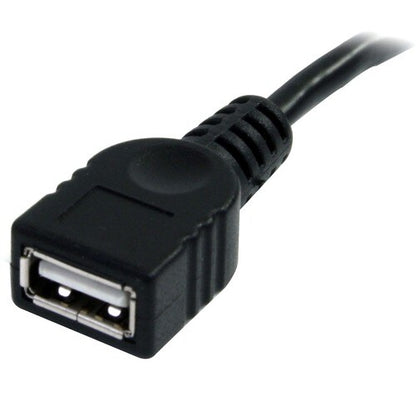 3 FT BLACK USB EXTENSION CABLE A TO A
