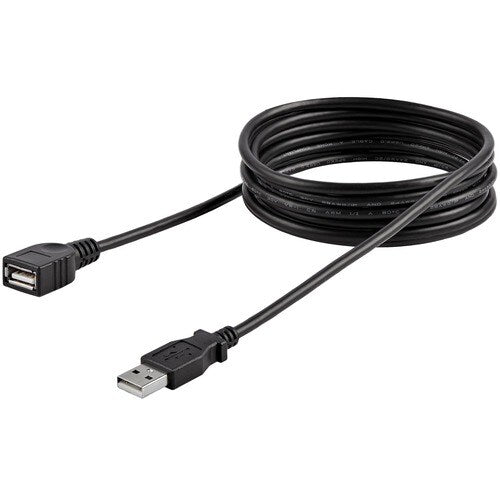 6 FT BLACK USB EXTENSION CABLE A TO A