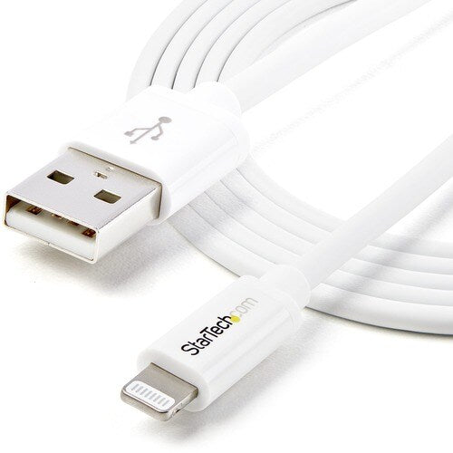 2M WHITE 8-PIN LIGHTNING TO USB CABLE