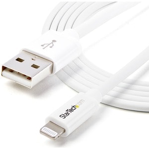 2M WHITE 8-PIN LIGHTNING TO USB CABLE