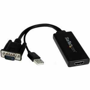 VGA TO HDMI ADAPTER WITH USB AUDIO POWER