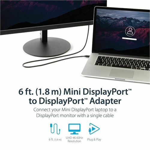 MINI DISPLAYPORT TO DISPLAYPORT ADAPTER