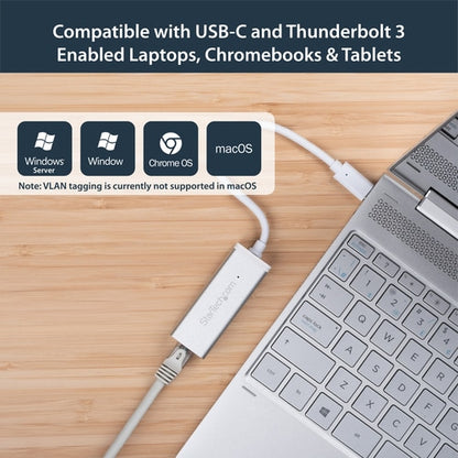 USB-C TO GIGABIT NETWORK ADAPTER -SILVER