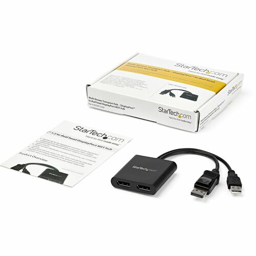 MST HUB - DISPLAYPORT TO 2X DISPLAYPORT