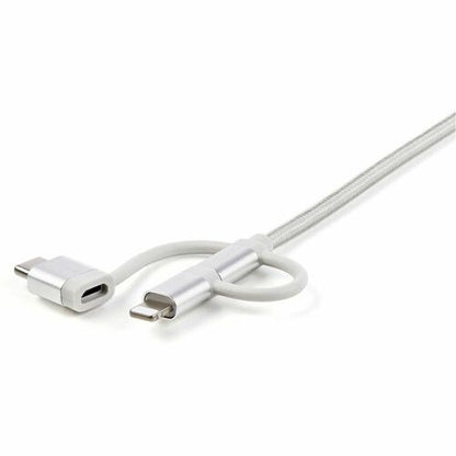 1M LIGHTNING USB-C MICRO-B TO USB CABLE