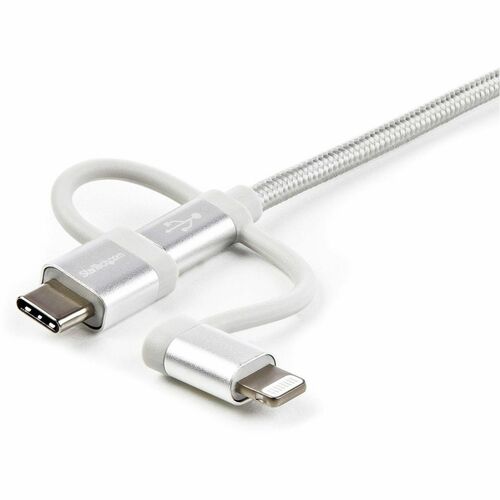 1M LIGHTNING USB-C MICRO-B TO USB CABLE