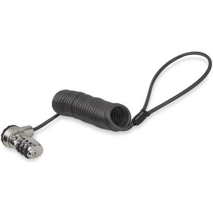 CABLE LOCK - SELF-COILING CABLE KEYLESS