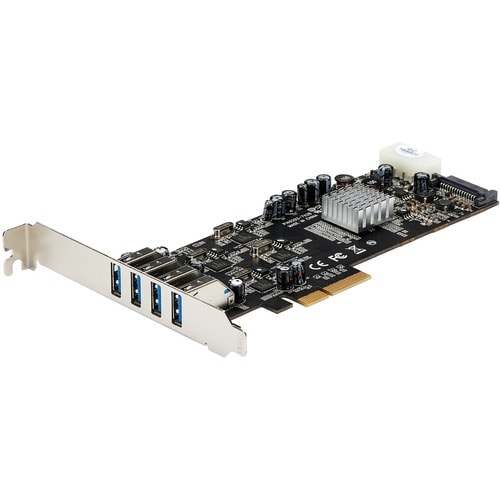 4 PORT QUAD BUS PCIE USB 3 CARD W/ UASP