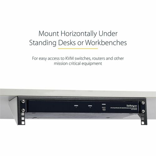 2U 19IN VERTICAL WALL MOUNT RACK BRACKET
