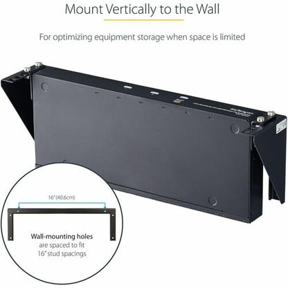 2U 19IN VERTICAL WALL MOUNT RACK BRACKET