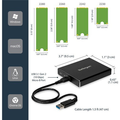 DUAL M.2 ENCLOSURE - RAID USB 3.1 GEN 2