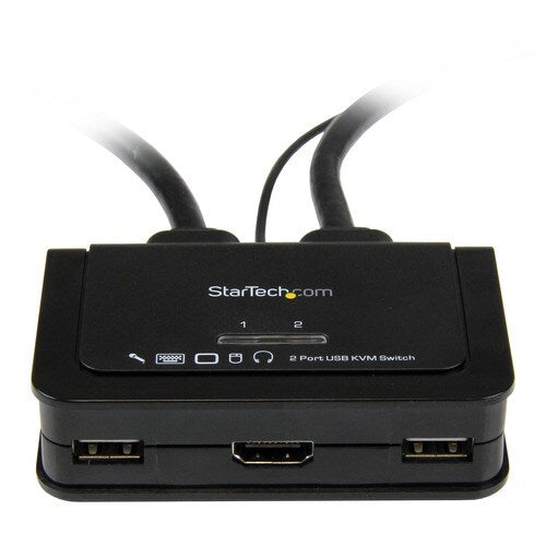 2 PORT USB HDMI CABLE KVM SWITCH