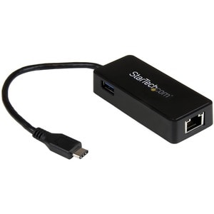 USB-C TO GBE ADAPTER W/ EXTRA USB PORT