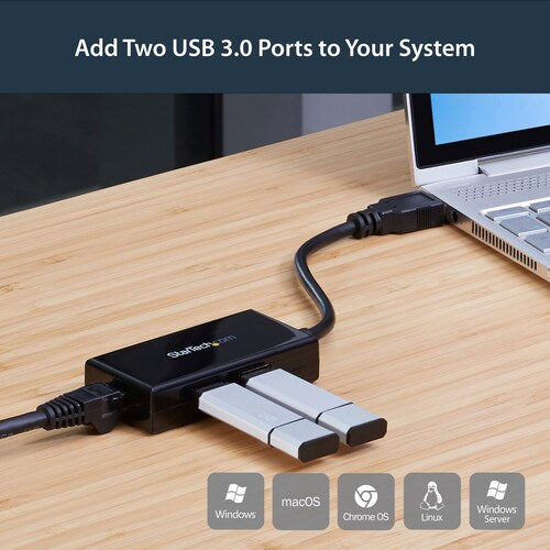 USB 3 TO GIGABIT NETWORK ADAPTER & HUB