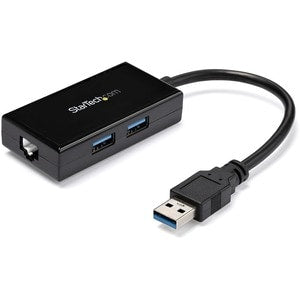 USB 3 TO GIGABIT NETWORK ADAPTER & HUB