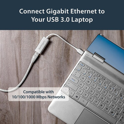 USB 3 TO GIGABIT NETWORK ADAPTER -SILVER