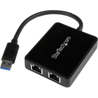 USB 3 DUAL PORT GIGABIT ETHERNET ADAPTER