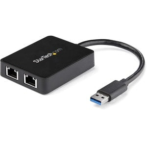 USB 3 DUAL PORT GIGABIT ETHERNET ADAPTER