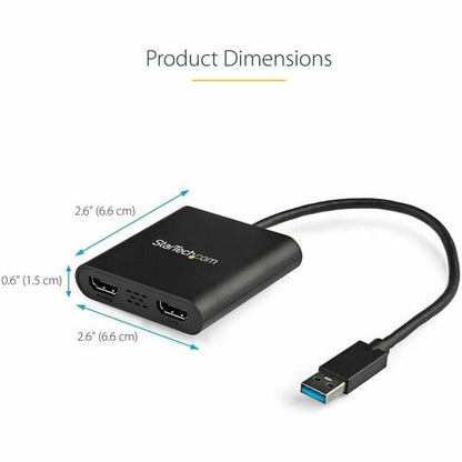 USB TO DUAL HDMI ADAPTER - 4K