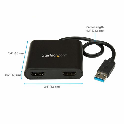 USB TO DUAL HDMI ADAPTER - 4K