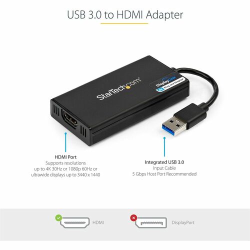 USB 3.0 TO HDMI ADAPTER - 4K