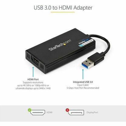 USB 3.0 TO HDMI ADAPTER - 4K