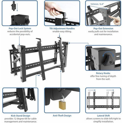 VIDEO WALL MOUNT - FOR 45IN-70 DISPLAYS