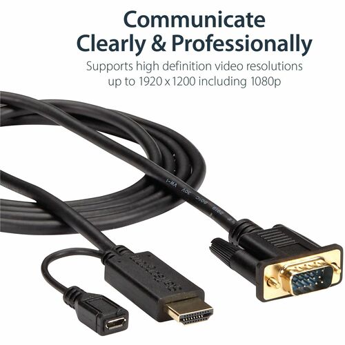 6FT HDMI TO VGA ACTIVE CONVERTER CABLE