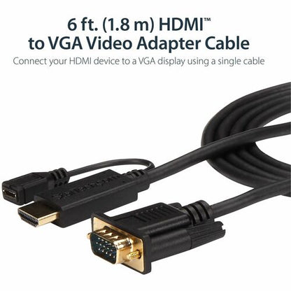 6FT HDMI TO VGA ACTIVE CONVERTER CABLE