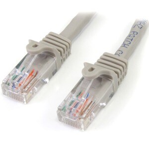 2M GRAY SNAGLESS UTP CAT5E PATCH CABLE