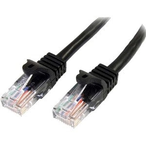 0.5M BLACK SNAGLESS CAT5E PATCH CABLE