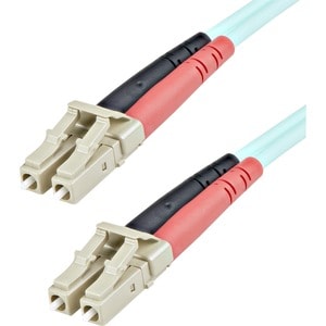 1M 10 GB AQUA MM FIBER PATCH CABLE LC/LC