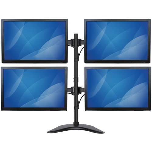 QUAD MONITOR STAND - HEAVY DUTY STEEL